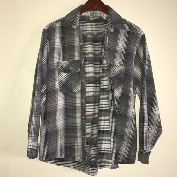 Vintage tartan/flannel 100% cotton - Picture 2 of 7